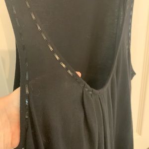 American Eagle Beaded black tank top